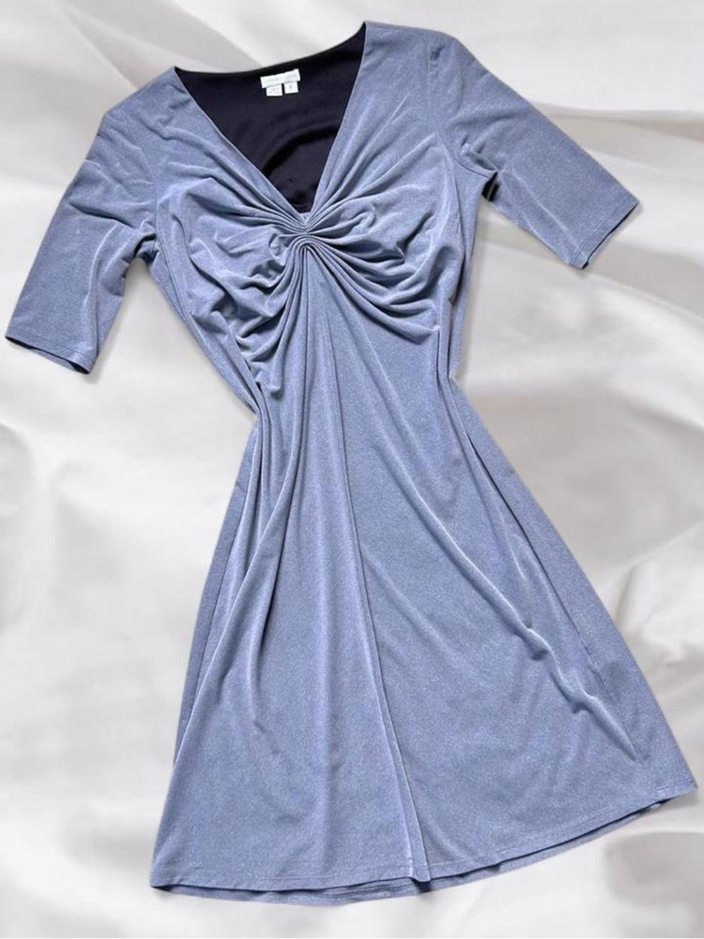 Y2K Grey Ruched Dress